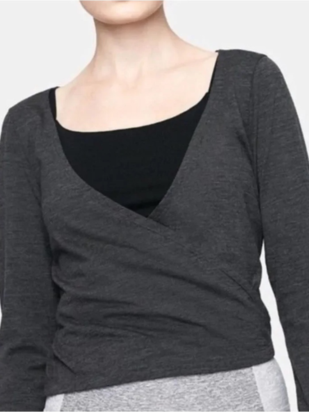 Outdoor Voices // wrap top with ties